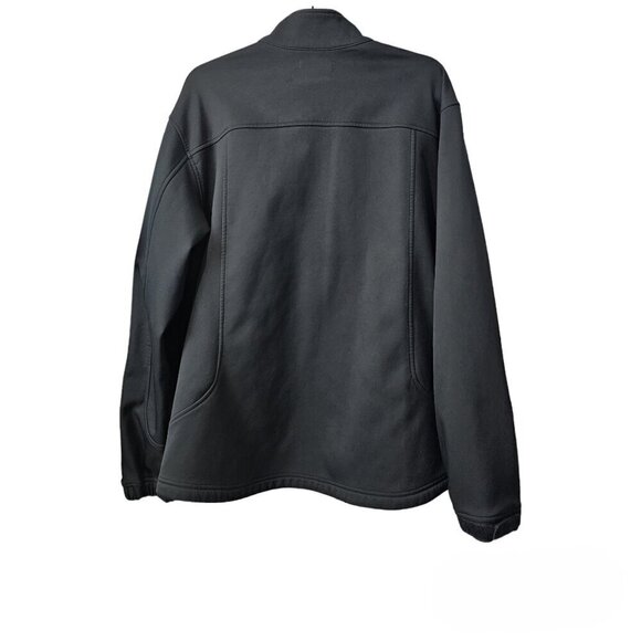 🔥Emerge Softshell Full Zip Long Sleeve Fleece Lined Black Jacket - Picture 7 of 9